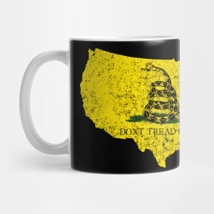 United States of America - Gadsden Flag (Distressed) Mug